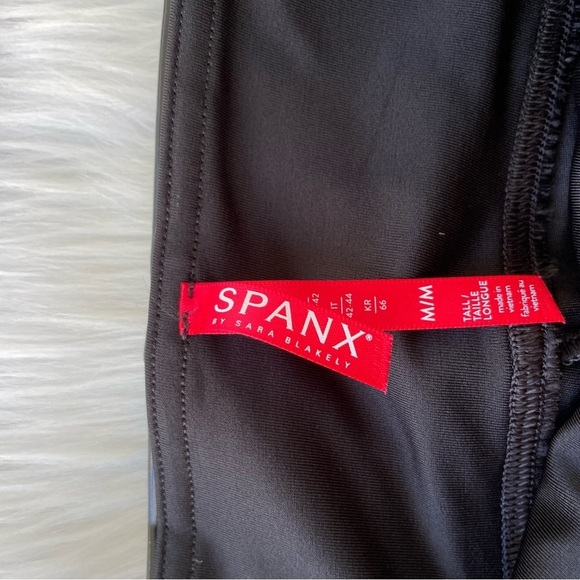 NWT - Spanx Faux Patent Leather Leggings - Vinyl - Size Med. Tall - Picture 11 of 11